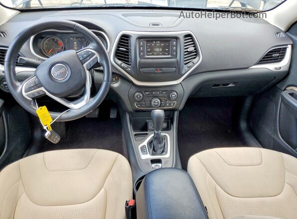 1C4PJLCS2GW207894 2016 JEEP CHEROKEE Black Widok deski rozdzielczej