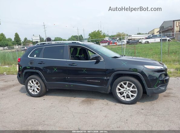 1C4PJLCS3GW362941 2016 JEEP CHEROKEE Black Rear interior view