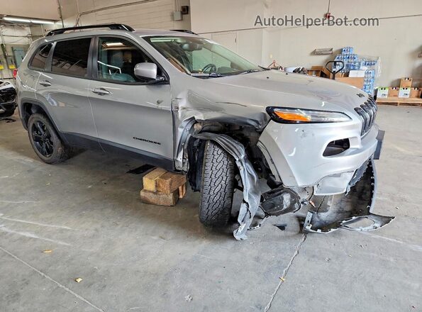 1C4PJLCS4GW125469 2016 JEEP CHEROKEE Silver Front right