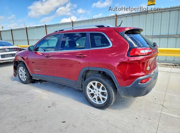 1C4PJLCS4GW177457 2016 JEEP CHEROKEE Темно-бордовый Задняя левая четверть