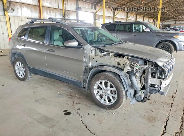1C4PJLCS4HW663588 2017 JEEP CHEROKEE Brown წინა მარჯვენა