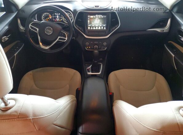 1C4PJLCS4HW663588 2017 JEEP CHEROKEE Brown წინა პანელის ხედი