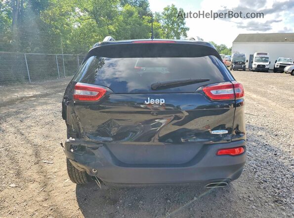 1C4PJLCS5HW643057 2017 JEEP CHEROKEE Black Rear view
