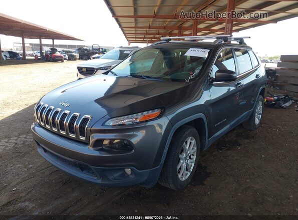1C4PJLCS7HW549701 2017 JEEP CHEROKEE Gray Передня ліва чверть