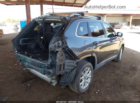 1C4PJLCS7HW549701 2017 JEEP CHEROKEE Gray Задня права чверть