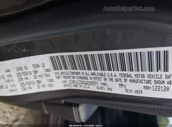 1C4PJLCSXGW233577 2016 JEEP CHEROKEE Gray Widok komory silnika