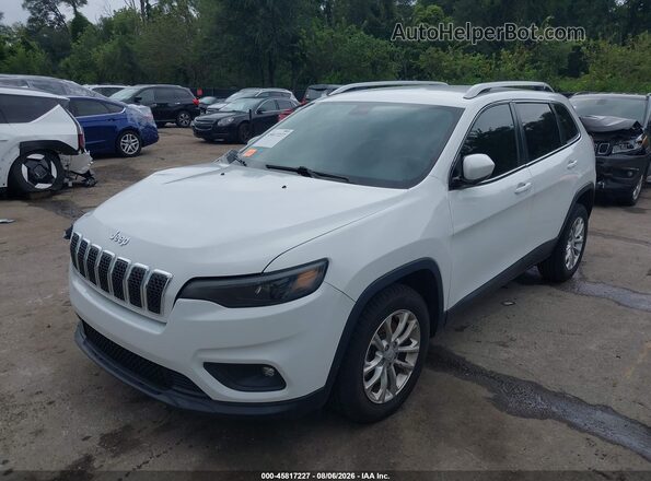 1C4PJLCX0KD312854 2019 JEEP CHEROKEE White წინა მარცხენა ხედი სამი მეოთხედიდან