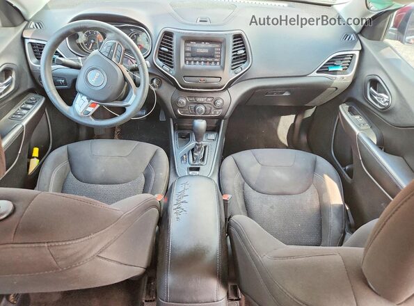 1C4PJLCX3KD263181 2019 JEEP CHEROKEE Burgundy Առջևի վահանակի տեսք