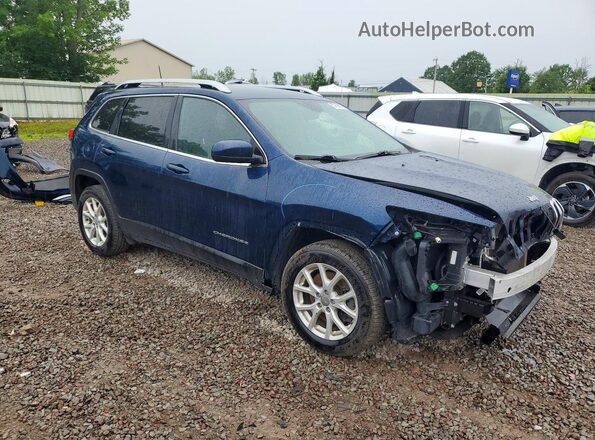 1C4PJLCX4JD584094 2018 JEEP CHEROKEE Blue წინა მარჯვენა
