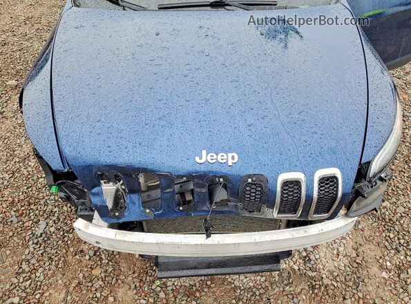 1C4PJLCX4JD584094 2018 JEEP CHEROKEE Blue ძრავის განყოფილების ხედი