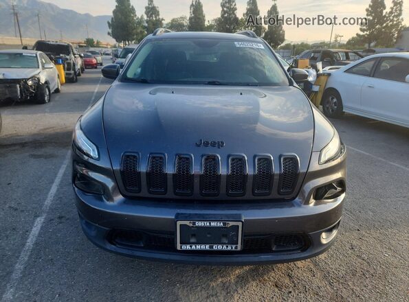 1C4PJLCX5JD527855 2018 JEEP CHEROKEE Charcoal Vista frontal