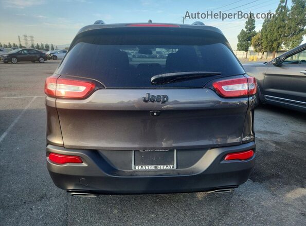 1C4PJLCX5JD527855 2018 JEEP CHEROKEE Charcoal Vista trasera