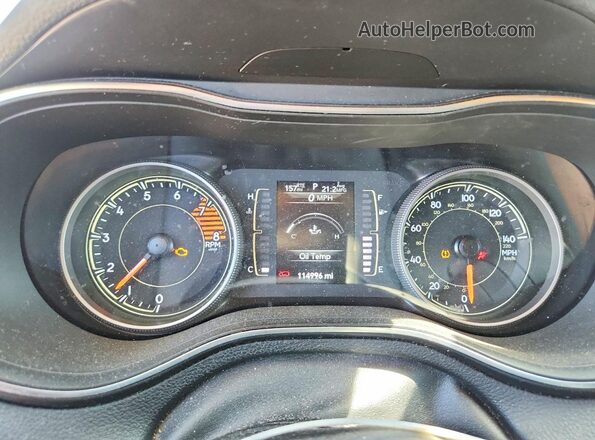 1C4PJLCX5KD143706 2019 JEEP CHEROKEE Burgundy Instrument cluster view