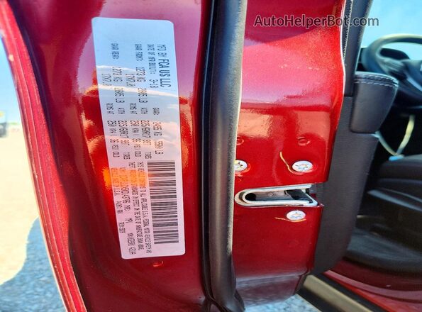 1C4PJLCX5KD143706 2019 JEEP CHEROKEE Burgundy VIN sticker view