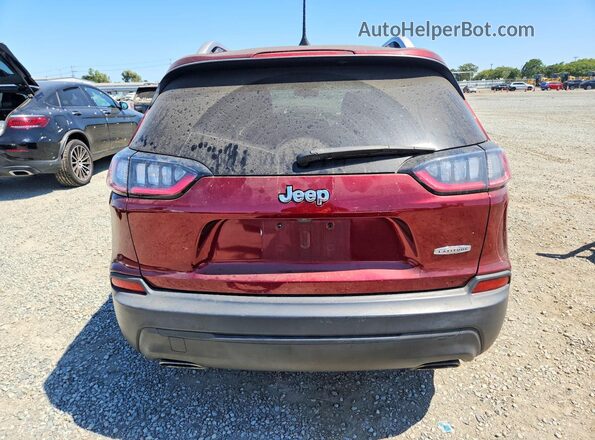 1C4PJLCX5KD143706 2019 JEEP CHEROKEE Burgundy Rear view