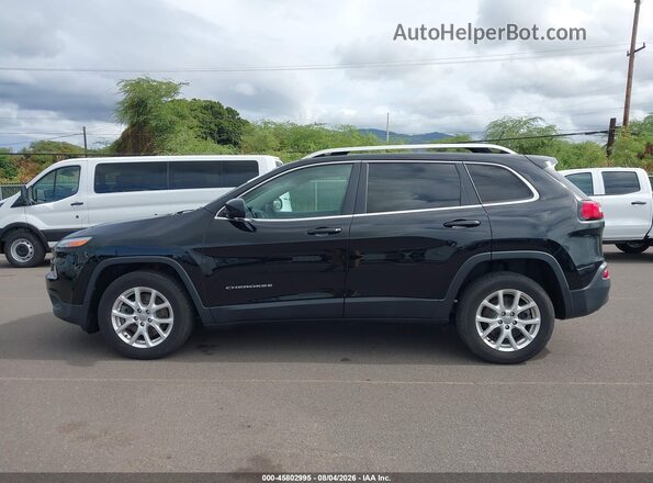 1C4PJLCX6JD595131 2018 JEEP CHEROKEE Black Widok wnętrza 360 stopni
