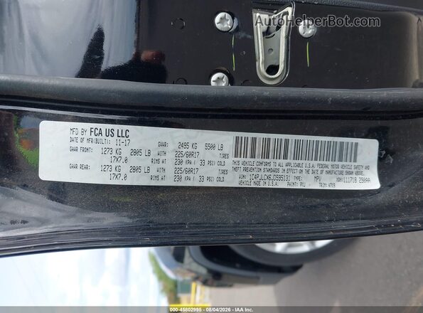 1C4PJLCX6JD595131 2018 JEEP CHEROKEE Black Widok komory silnika