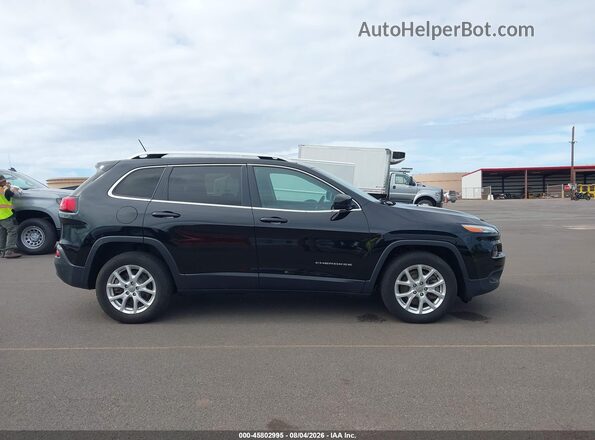 1C4PJLCX6JD595131 2018 JEEP CHEROKEE Black Widok wnętrza z tyłu