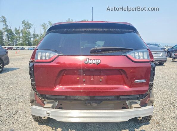 1C4PJLCX6KD111119 2019 JEEP CHEROKEE Red უკანა ხედი