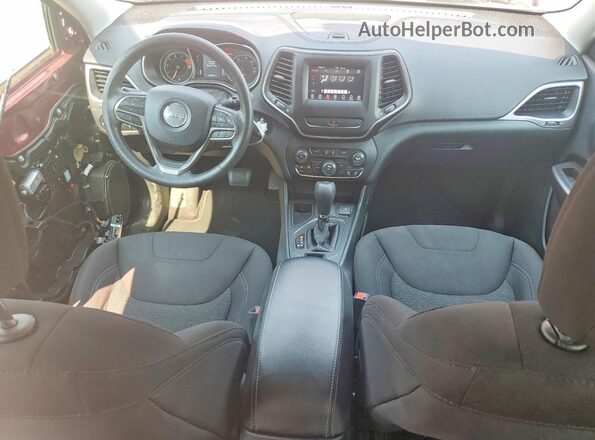 1C4PJLCX6KD111119 2019 JEEP CHEROKEE Red წინა პანელის ხედი
