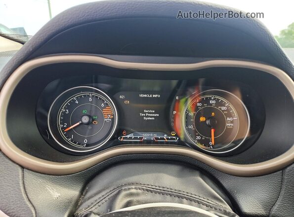 1C4PJLDB0GW239337 2016 JEEP CHEROKEE Silver Вид щитка приладів