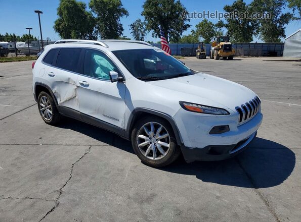1C4PJLDB0HW539655 2017 JEEP CHEROKEE White Front right