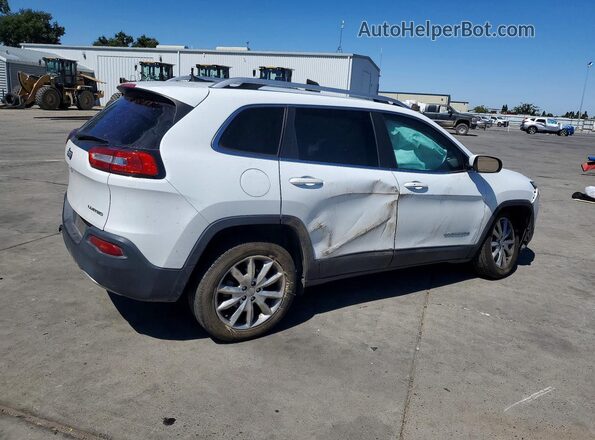 1C4PJLDB0HW539655 2017 JEEP CHEROKEE White Rear right
