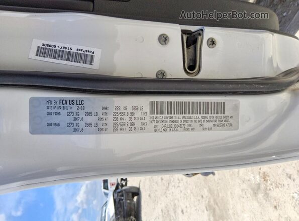 1C4PJLDB1KD143172 2019 JEEP CHEROKEE White Vista frontal