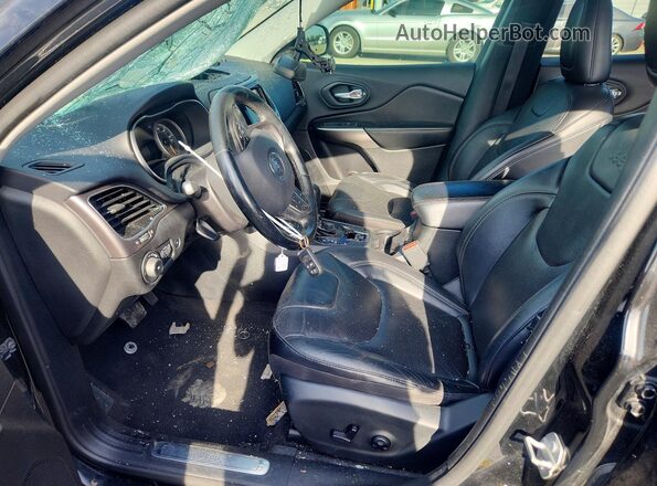 1C4PJLDB1LD565539 2020 JEEP CHEROKEE Black Widok wnętrza z przodu