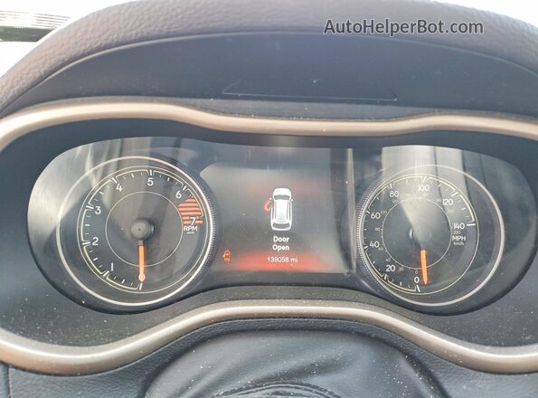 1C4PJLDB2GW297126 2016 JEEP CHEROKEE Серый Вид щитка приборов