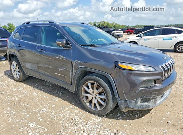 1C4PJLDB2GW297126 2016 JEEP CHEROKEE Серый Передняя правая четверть