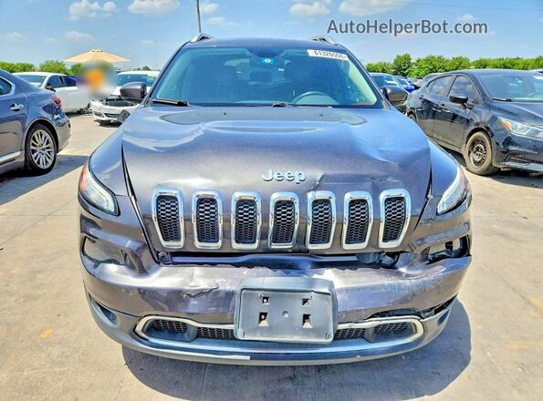1C4PJLDB2HW522646 2017 JEEP CHEROKEE Серый Вид спереди