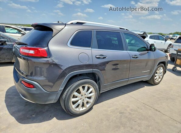 1C4PJLDB2HW522646 2017 JEEP CHEROKEE Серый Задняя правая четверть