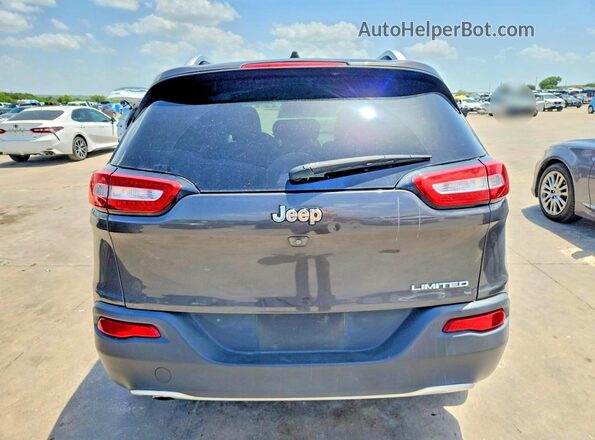 1C4PJLDB2HW522646 2017 JEEP CHEROKEE Серый Вид сзади