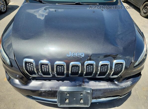 1C4PJLDB2HW522646 2017 JEEP CHEROKEE Серый Вид задней части салона