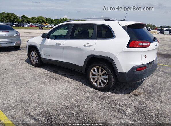 1C4PJLDB3GW159692 2016 JEEP CHEROKEE White Trasero izquierdo