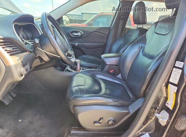 1C4PJLDB3GW164665 2016 JEEP CHEROKEE Черный Вид салона спереди