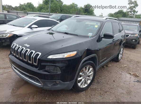 1C4PJLDB3HW526267 2017 JEEP CHEROKEE Black Vista tres cuartos delantera izquierda