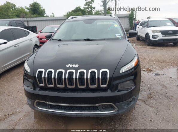 1C4PJLDB3HW526267 2017 JEEP CHEROKEE Black Vista del cuadro de instrumentos
