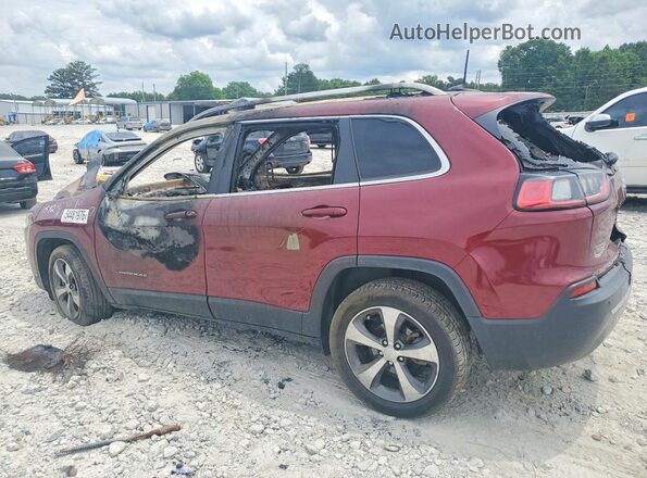 1C4PJLDB3KD325147 2019 JEEP CHEROKEE Burgundy Задня ліва чверть