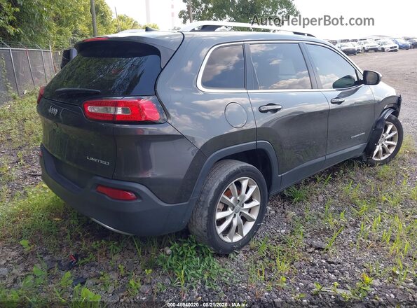 1C4PJLDB4GW164710 2016 JEEP CHEROKEE Gray Trasero derecho