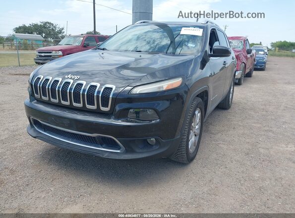 1C4PJLDB4GW229281 2016 JEEP CHEROKEE Black Przód lewy