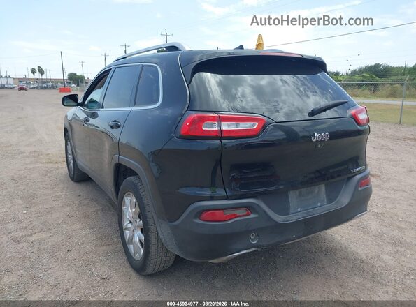 1C4PJLDB4GW229281 2016 JEEP CHEROKEE Black Tył lewy