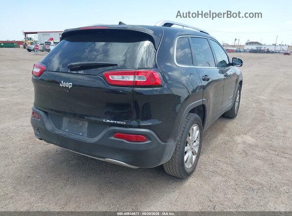 1C4PJLDB4GW229281 2016 JEEP CHEROKEE Black Tył prawy