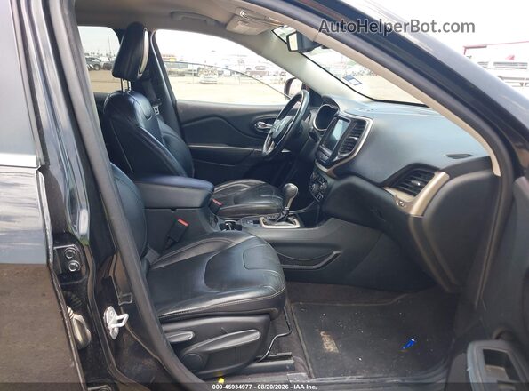 1C4PJLDB4GW229281 2016 JEEP CHEROKEE Black Widok wnętrza z przodu