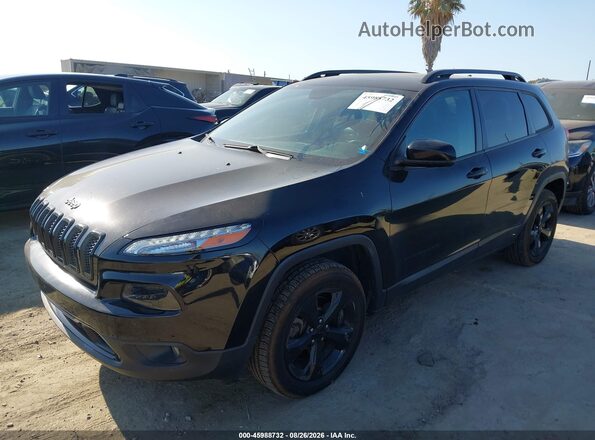 1C4PJLDB4HW561481 2017 JEEP CHEROKEE Black Przód lewy