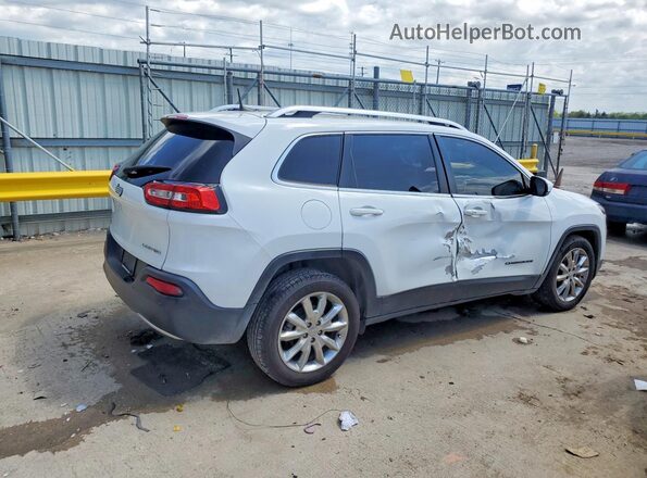 1C4PJLDB4HW613465 2017 JEEP CHEROKEE Белый Задняя правая четверть