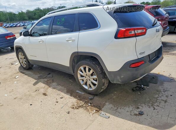 1C4PJLDB4HW613465 2017 JEEP CHEROKEE Белый Задняя левая четверть