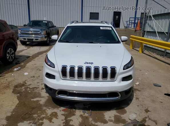 1C4PJLDB4HW613465 2017 JEEP CHEROKEE Белый Вид спереди