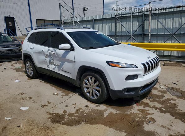 1C4PJLDB4HW613465 2017 JEEP CHEROKEE Белый Передняя правая четверть